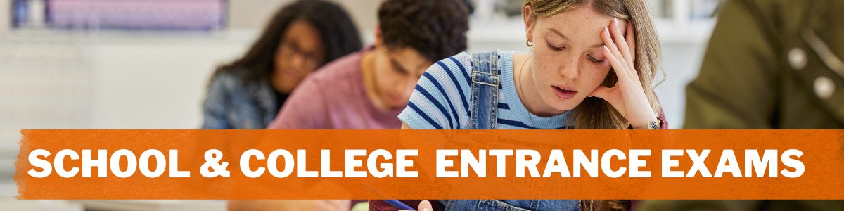 Entrance exams for school & college admission